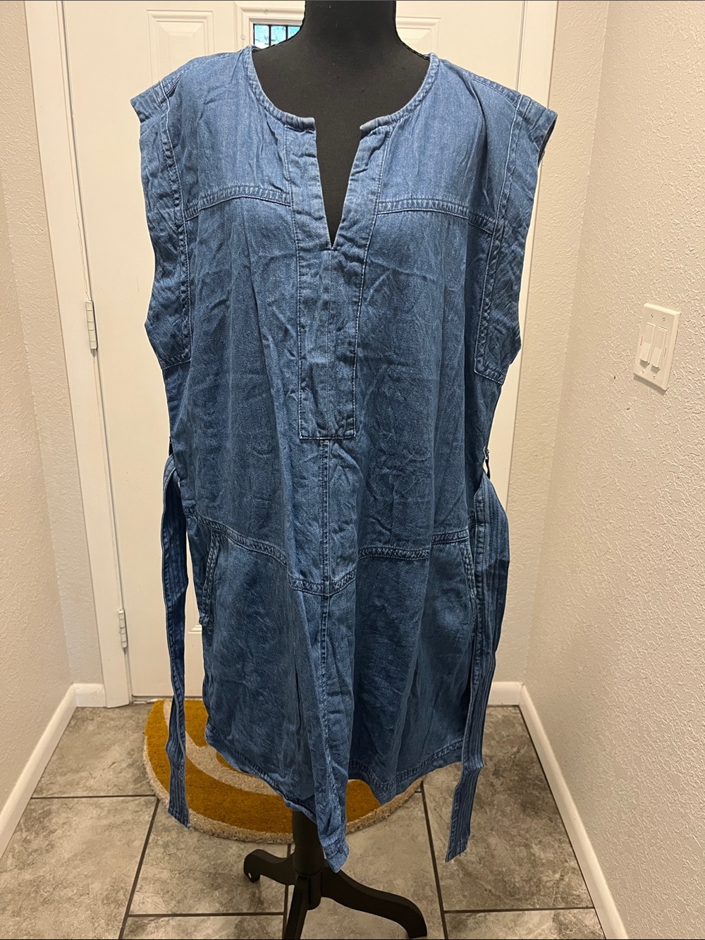 Maurices Blue Denim Tank Dress